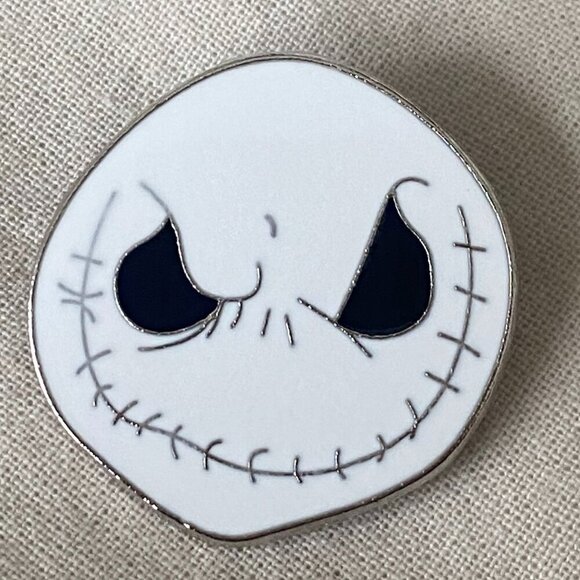 Jack Skellington Head Nightmare Before‎ Christmas Disney Collectible Trading Pin - Picture 1 of 3